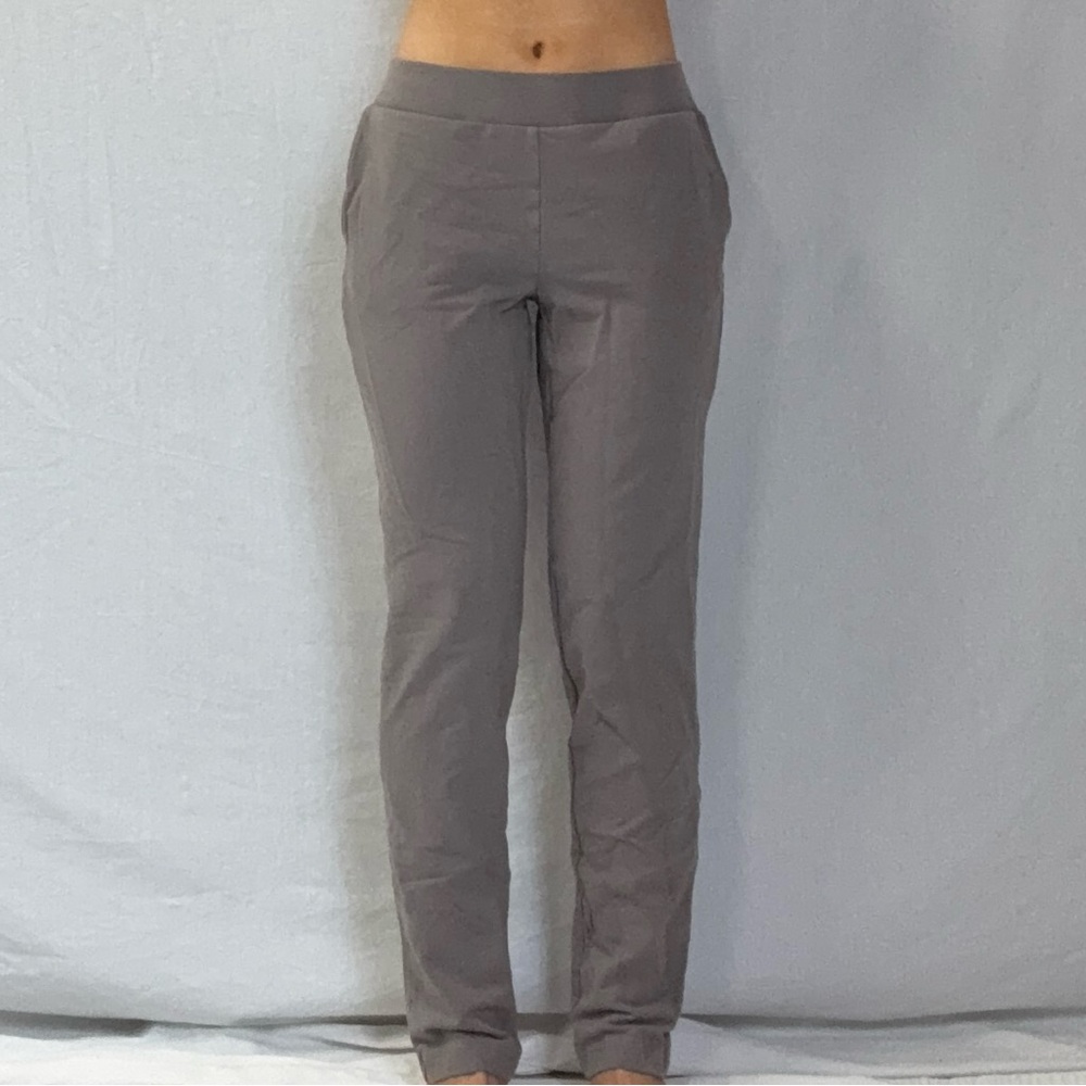 Women's Taupe Slim Pull-On Pants